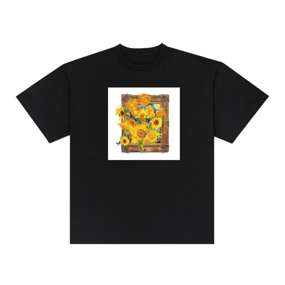 Van Gogh's 'Sunflowers' and 'Starry Night' Fusion T-Shirts