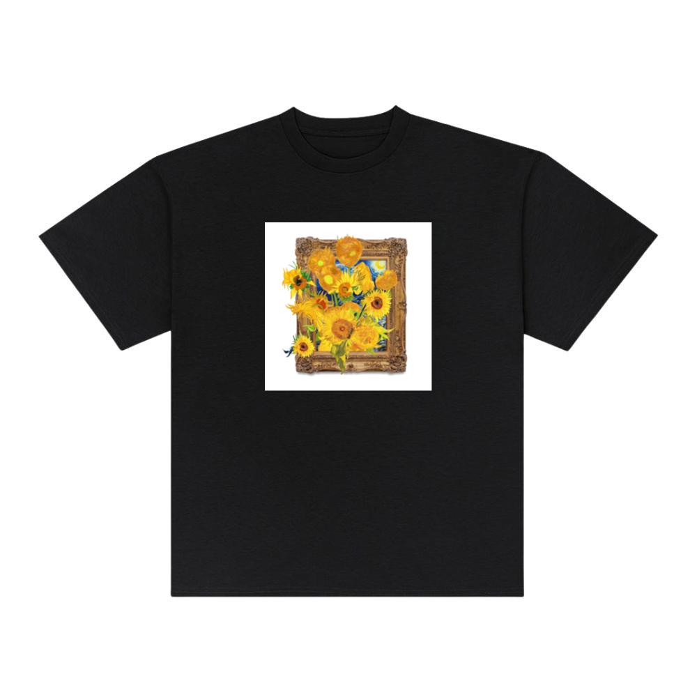 Van Gogh's 'Sunflowers' and 'Starry Night' Fusion T-Shirts
