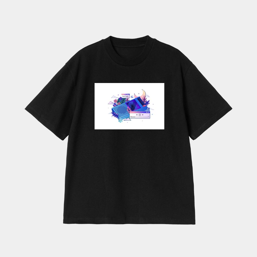 Vaporwave Cassette with Good Night and Moon T-Shirt