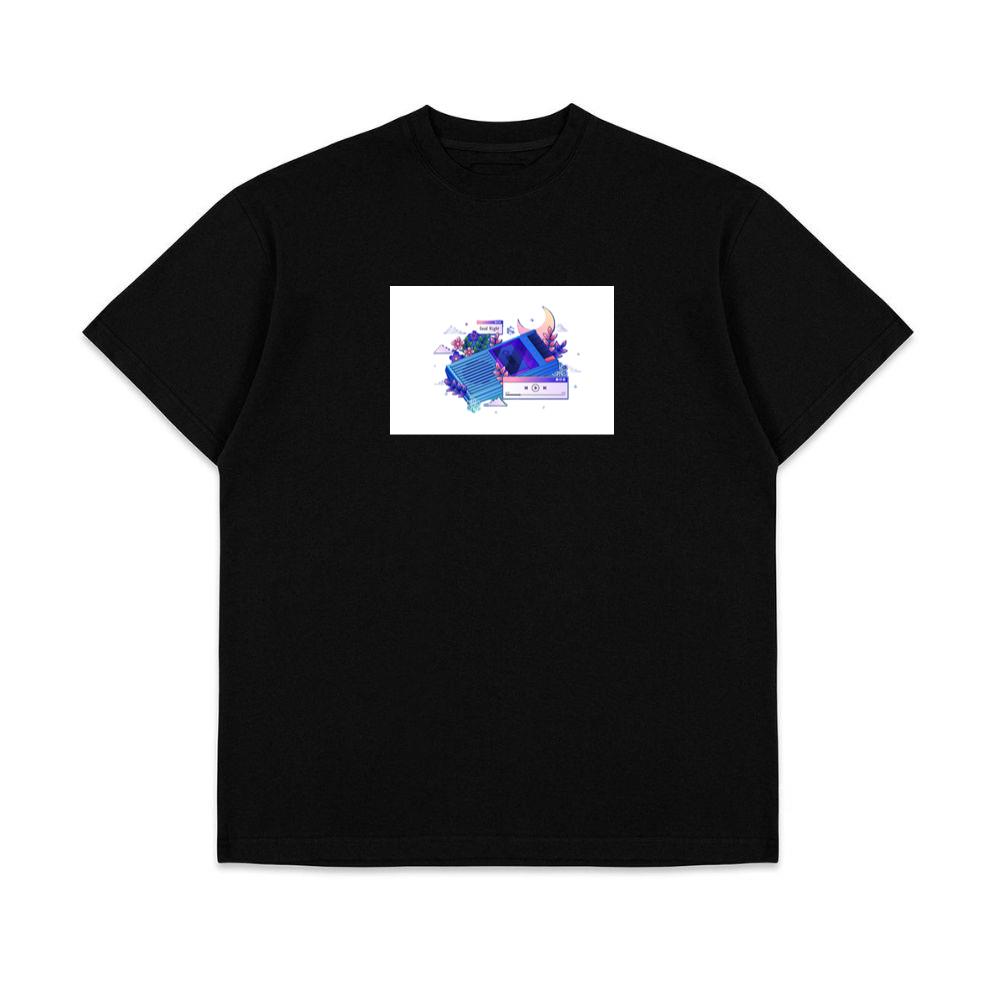 Vaporwave Cassette with Good Night and Moon T-Shirts