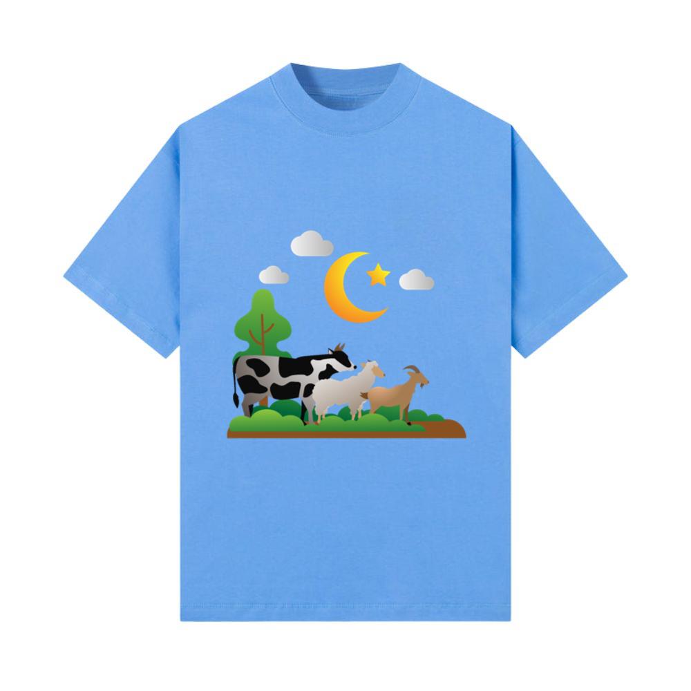 Vector Illustration Of Animal For Qurban Ied Adha T-Shirt