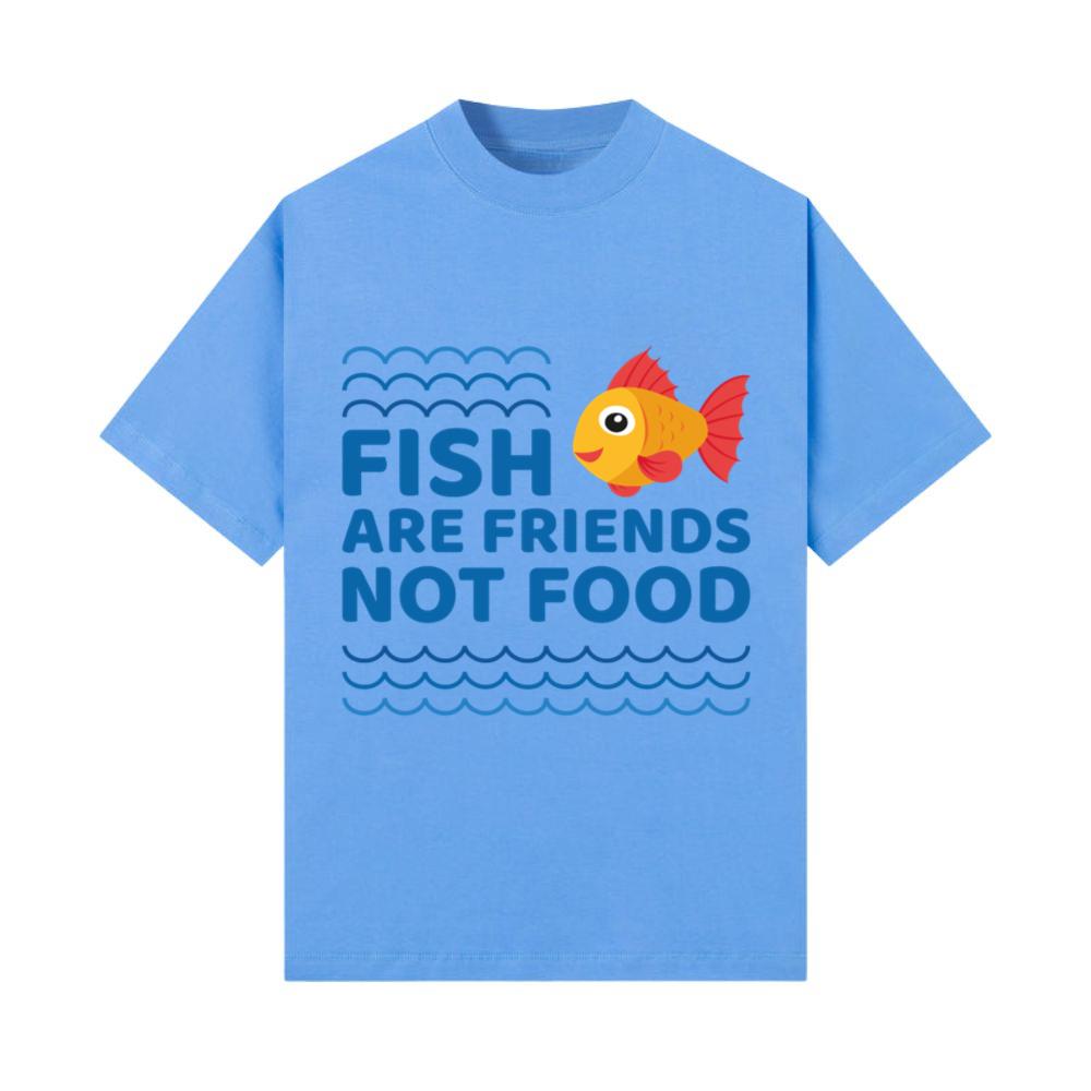 Vegan fish animal rights present T-Shirt