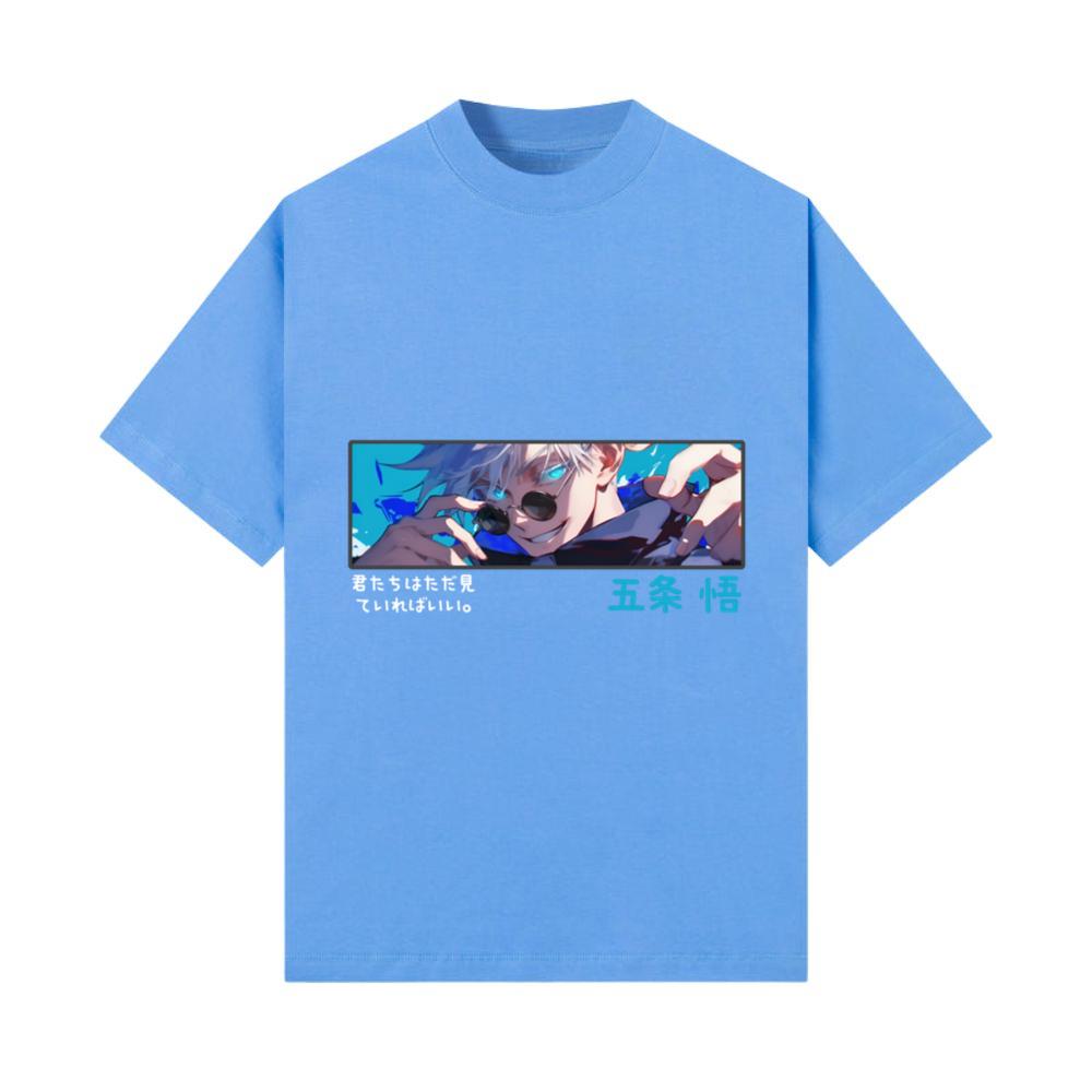Vibrant Anime Hero T-Shirt - Exclusive Gojo Satoru T-Shirt