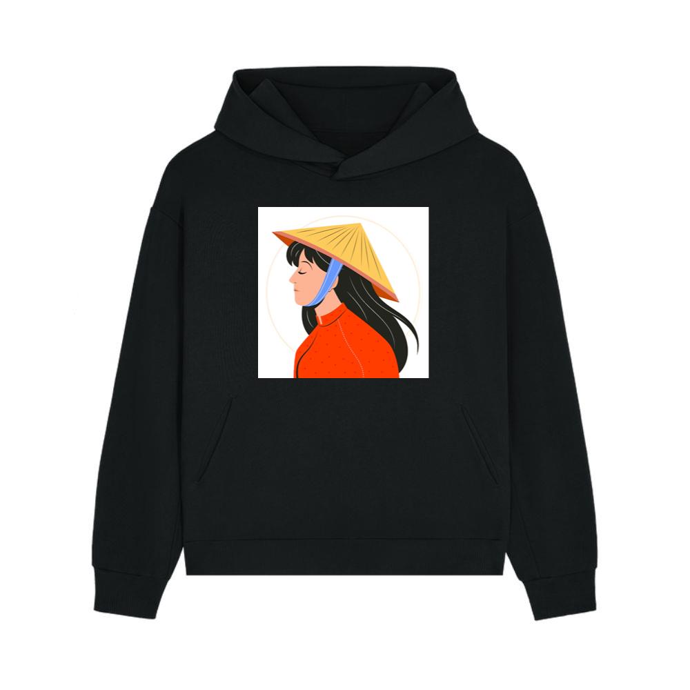 Vietnamese Woman Portrait Hoodie