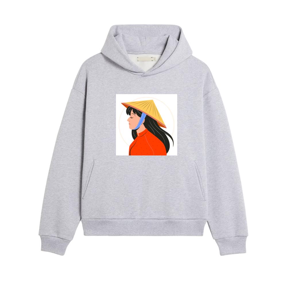 Vietnamese Woman Portrait Hoodies