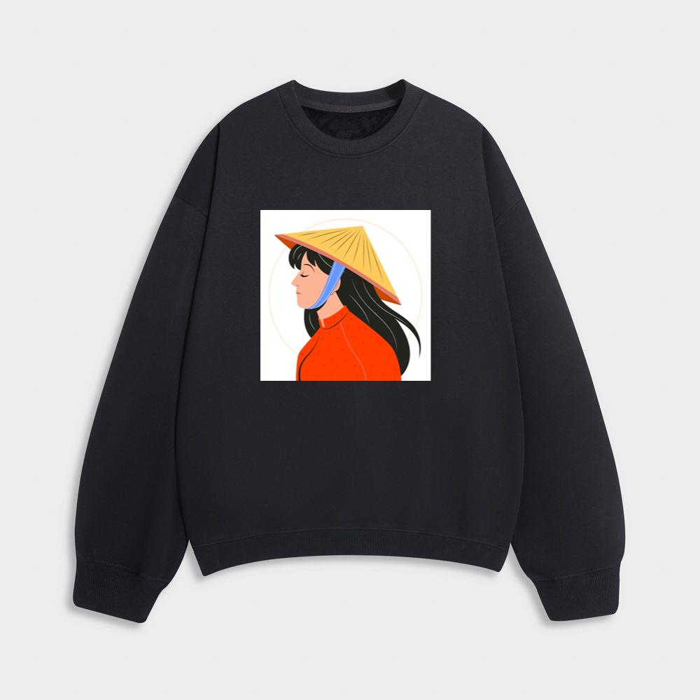 Vietnamese Woman Portrait Sweatshirt