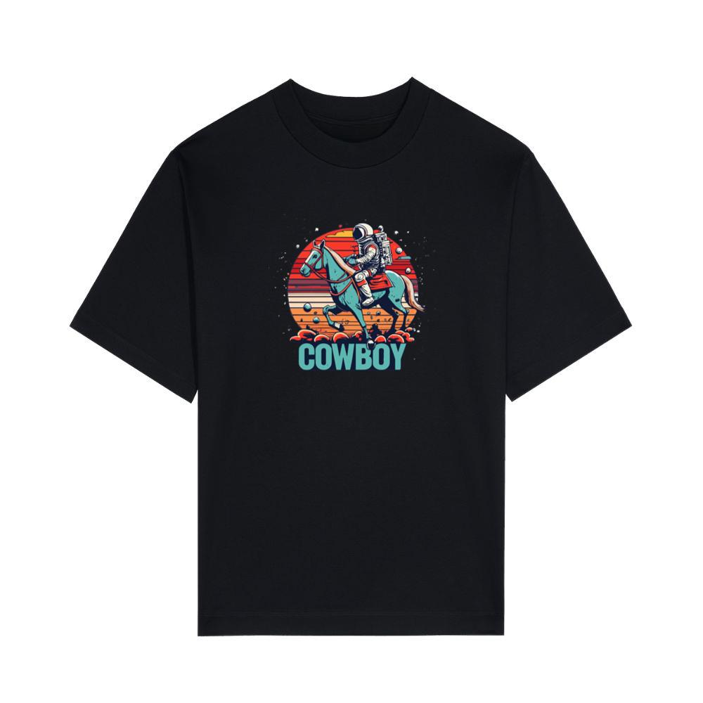 Vintage Astronaut Cowboy Riding Horse T-Shirts