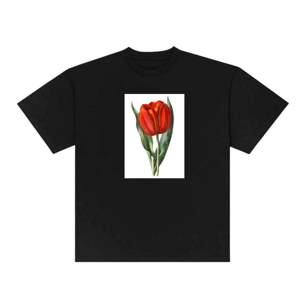 Vintage Botanical Red Tulip Illustration TShirts Kulottee