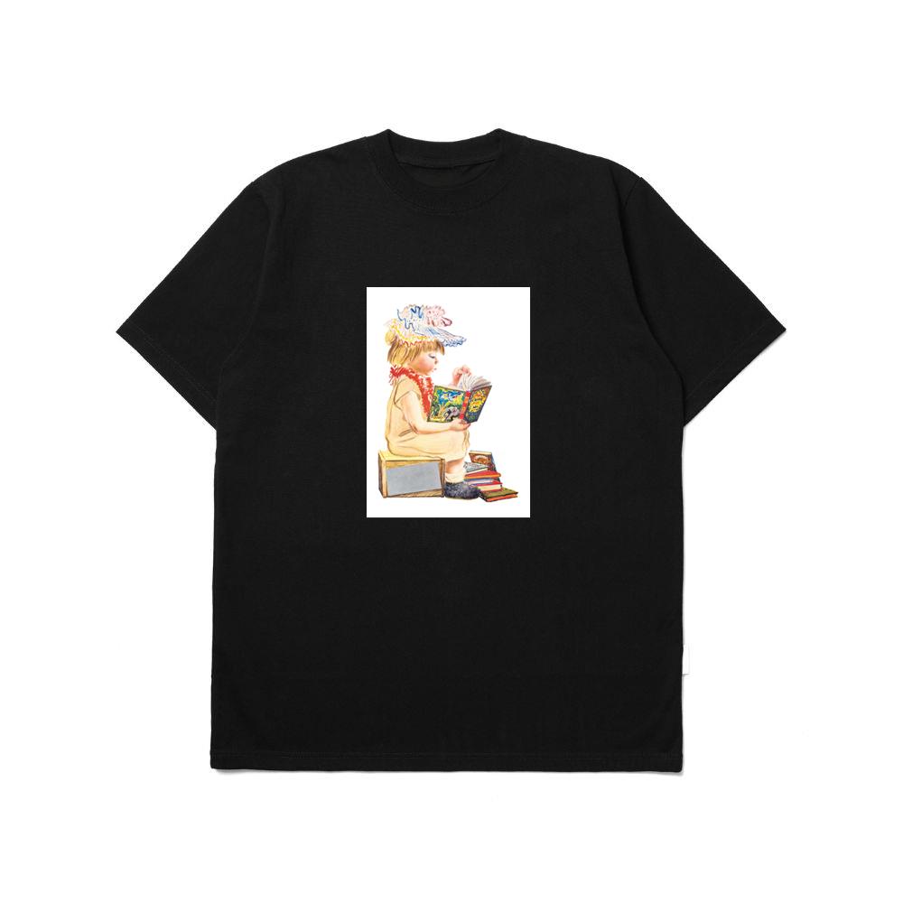 Vintage Child Reading a Book T-Shirts