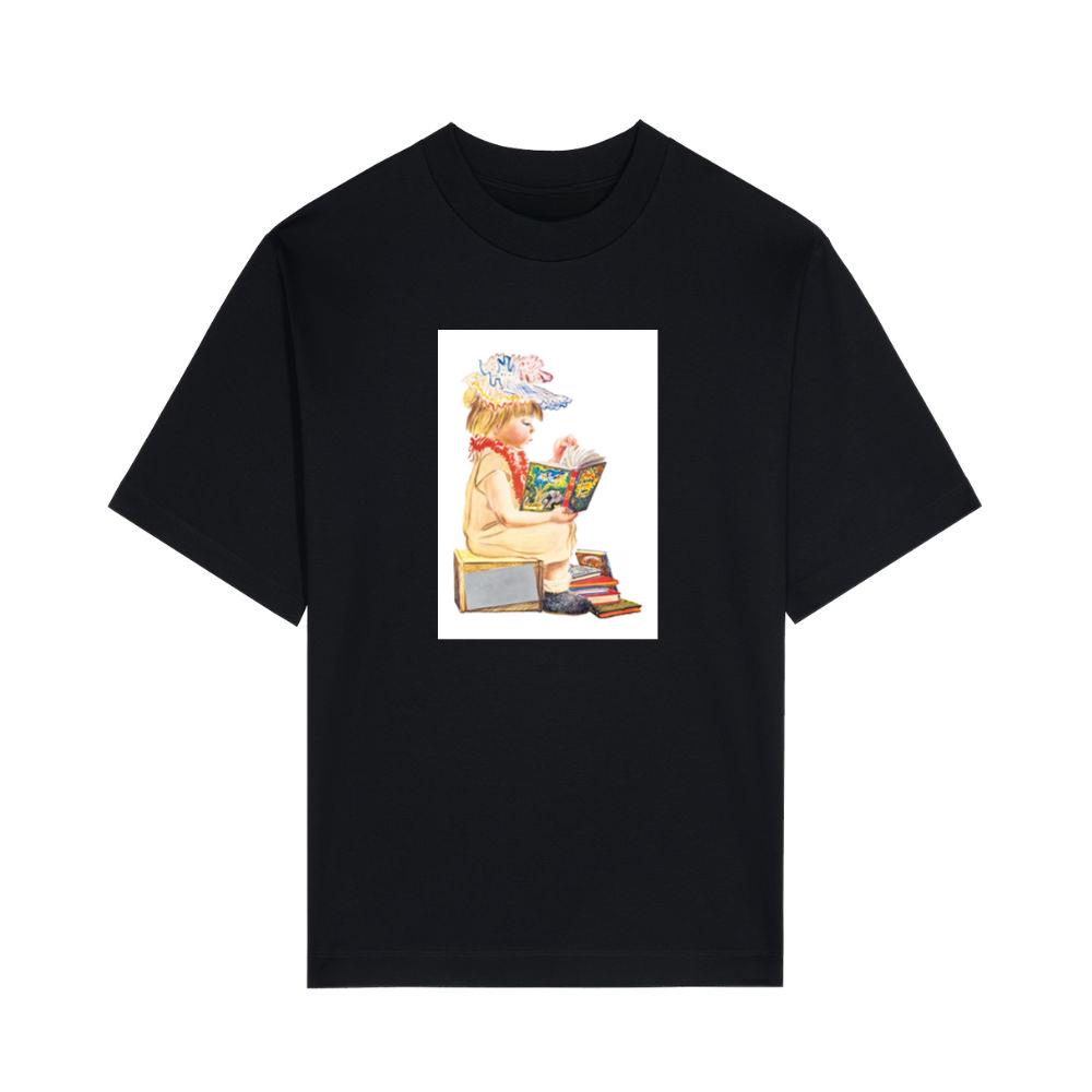 Vintage Child Reading a Book T-Shirts