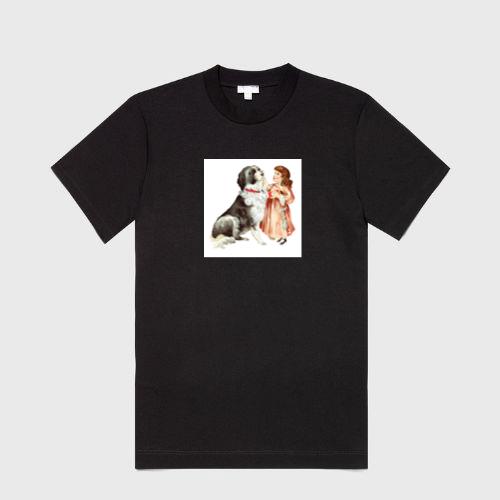 Vintage Girl and Her Loyal Dog T-Shirts