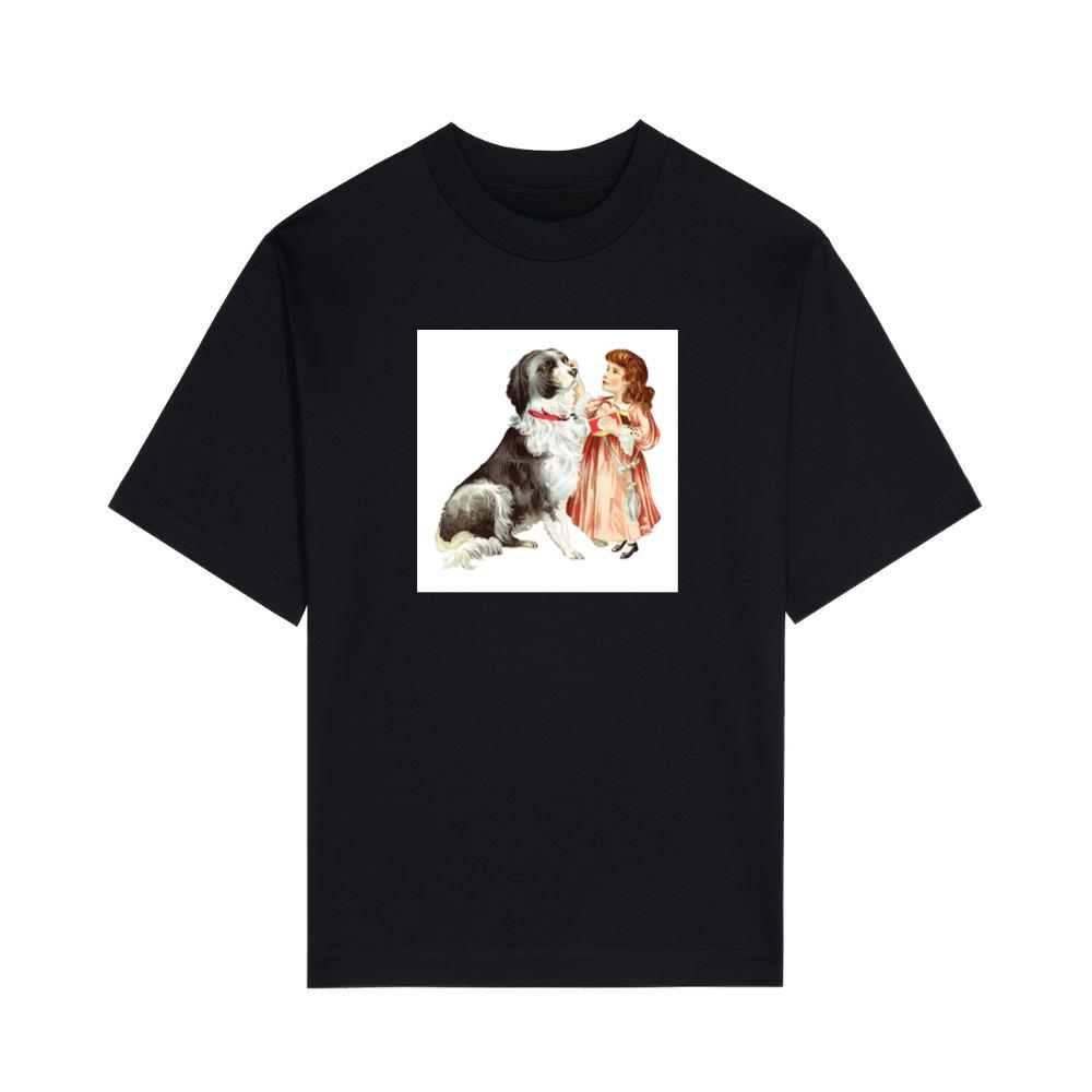 Vintage Girl and Her Loyal Dog T-Shirts