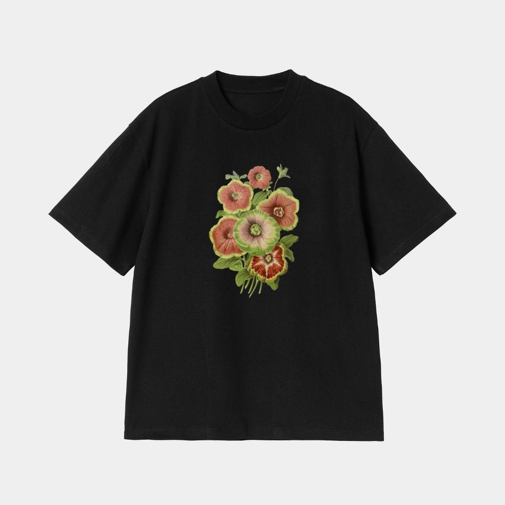 Vintage Illustration of Colorful Flowers T-Shirt
