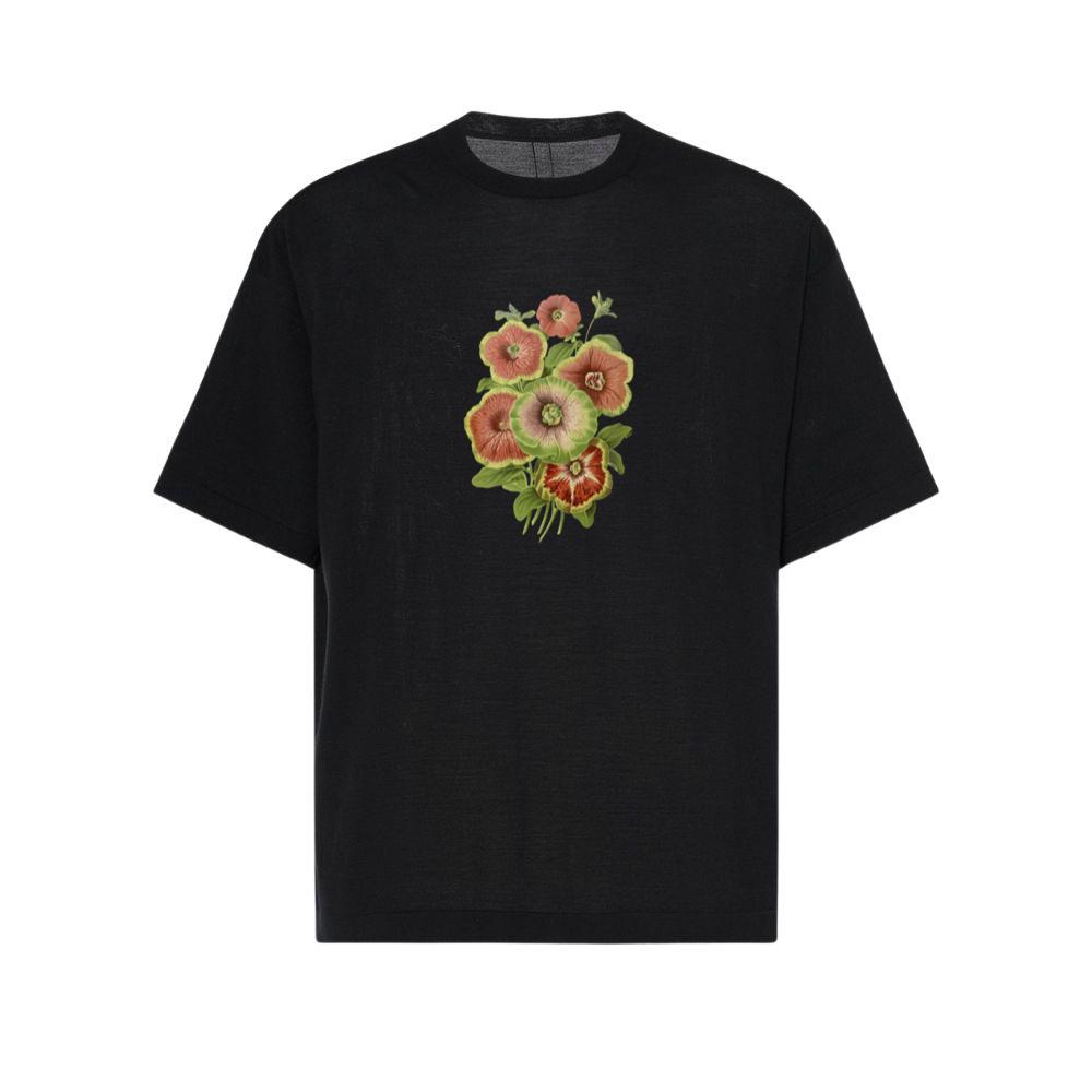Vintage Illustration of Colorful Flowers T-Shirts
