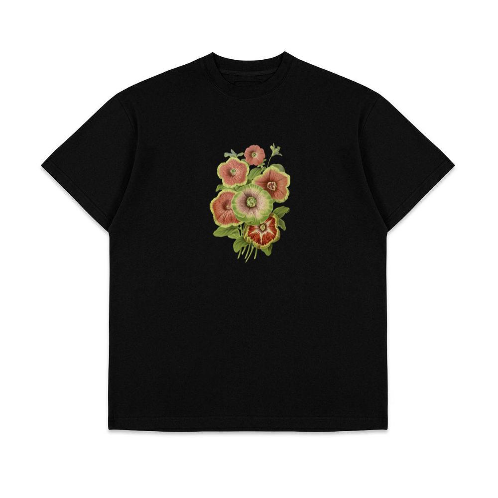 Vintage Illustration of Colorful Flowers T-Shirts