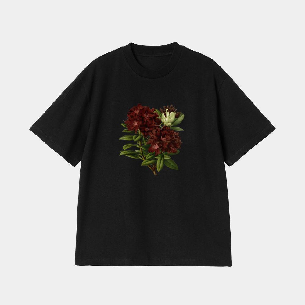 Vintage Illustration of Dark Flowers T-Shirt