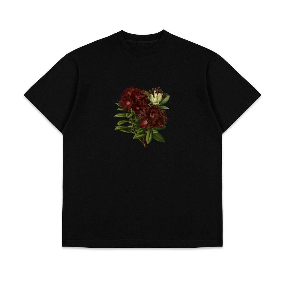 Vintage Illustration of Dark Flowers T-Shirts