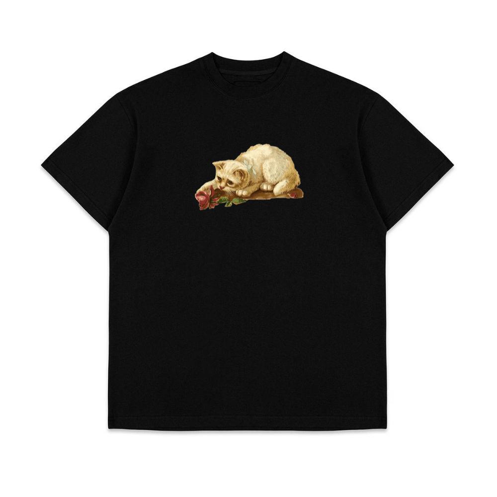 Vintage Kitten Illustration T-Shirts