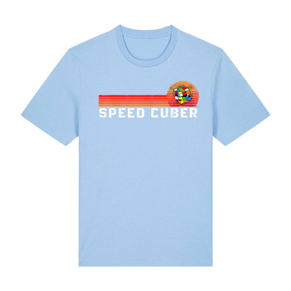 Vintage Math Cuber Heartbeat Speed Cubing Puzzle lover Cube T-Shirt