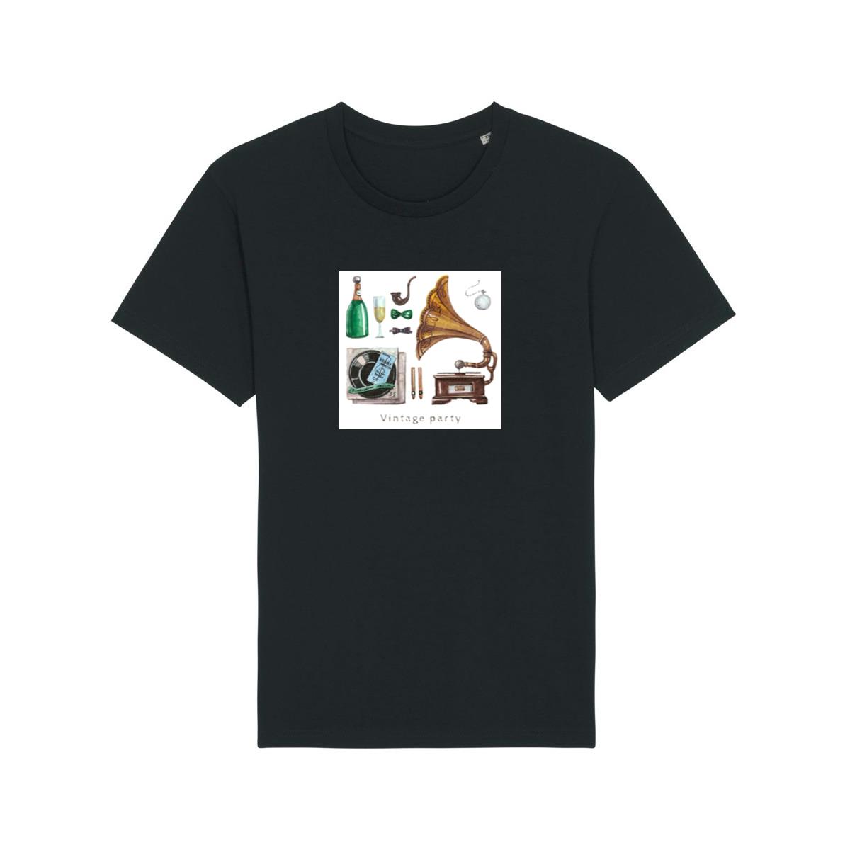 Vintage Party with Gramophone and Records T-Shirts