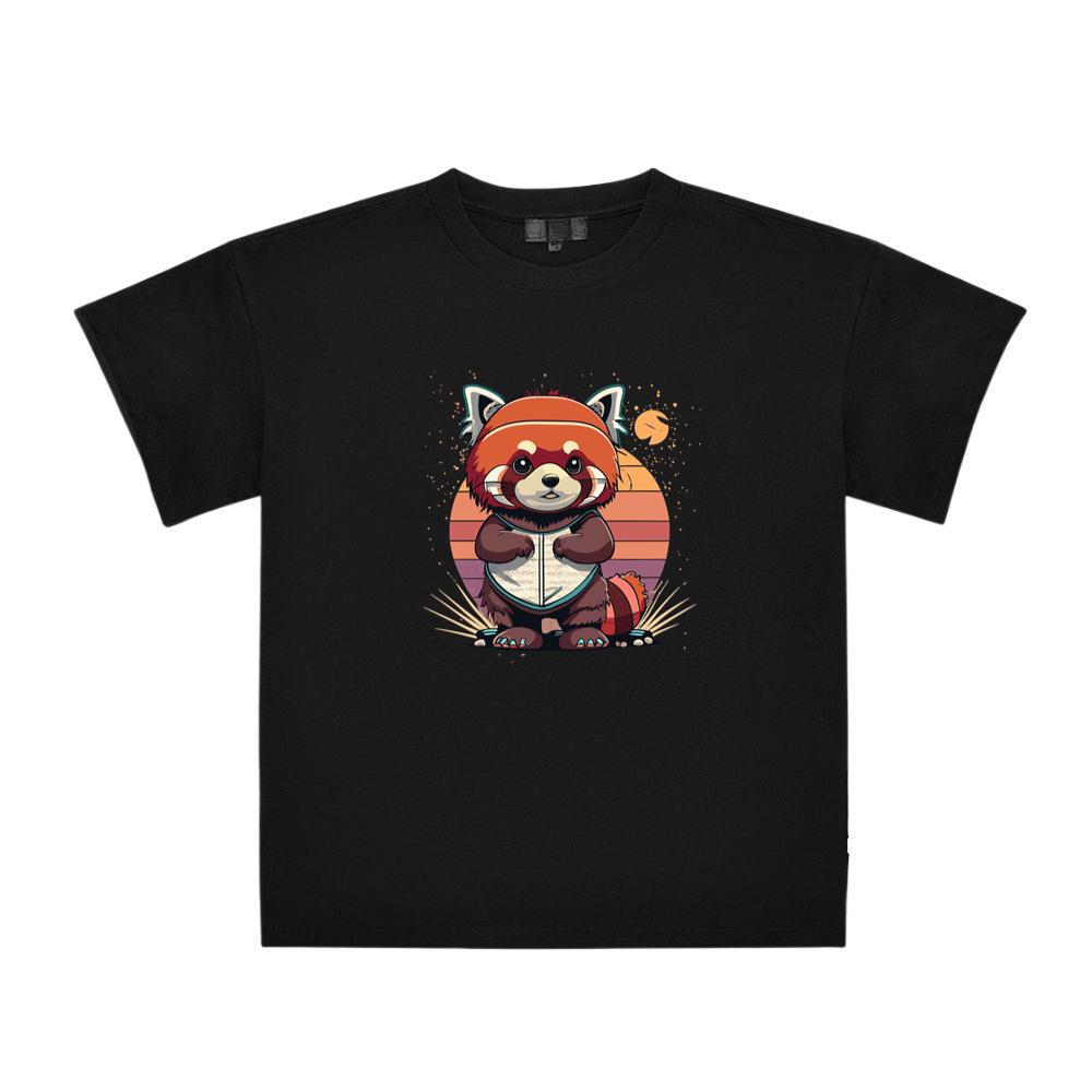 Vintage Red Panda Cute Kid T-Shirts