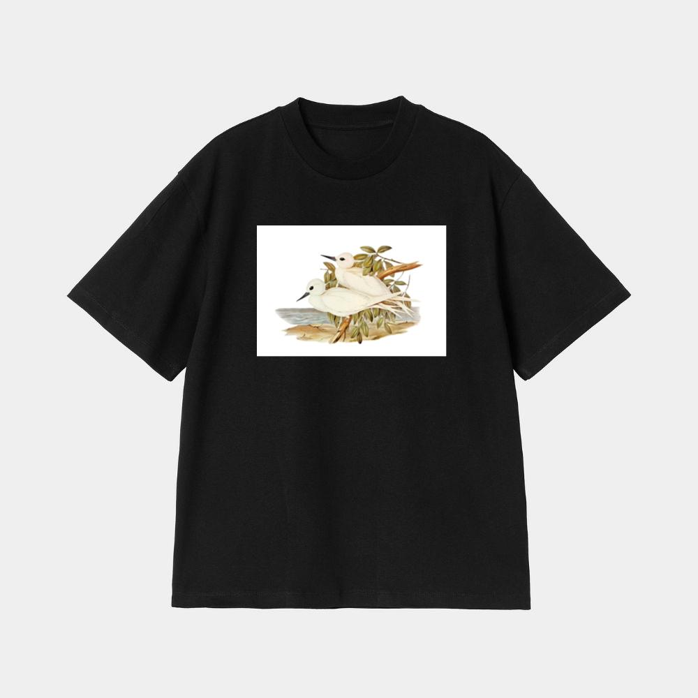 Vintage Tern and Seascape T-Shirt