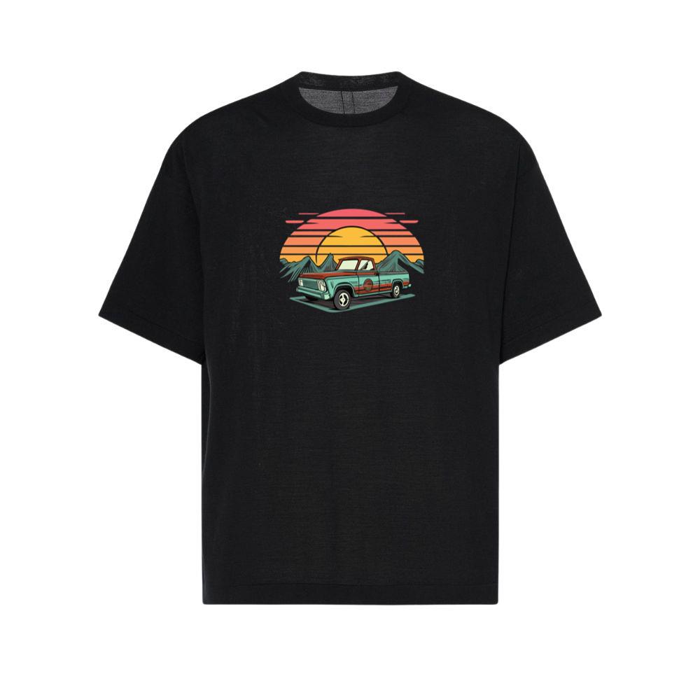 Vintage Truck Sunset TShirts Shopolaty