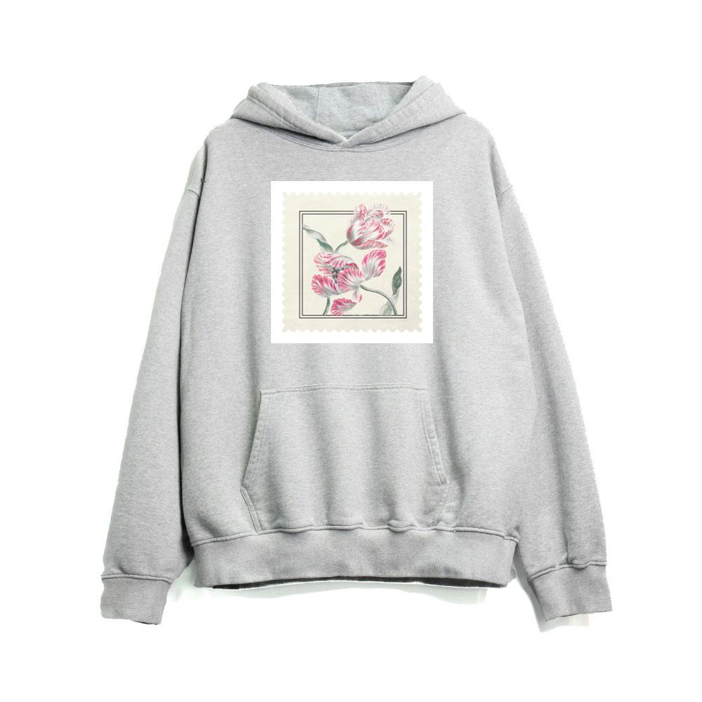 Vintage Variegated Tulip Hoodies