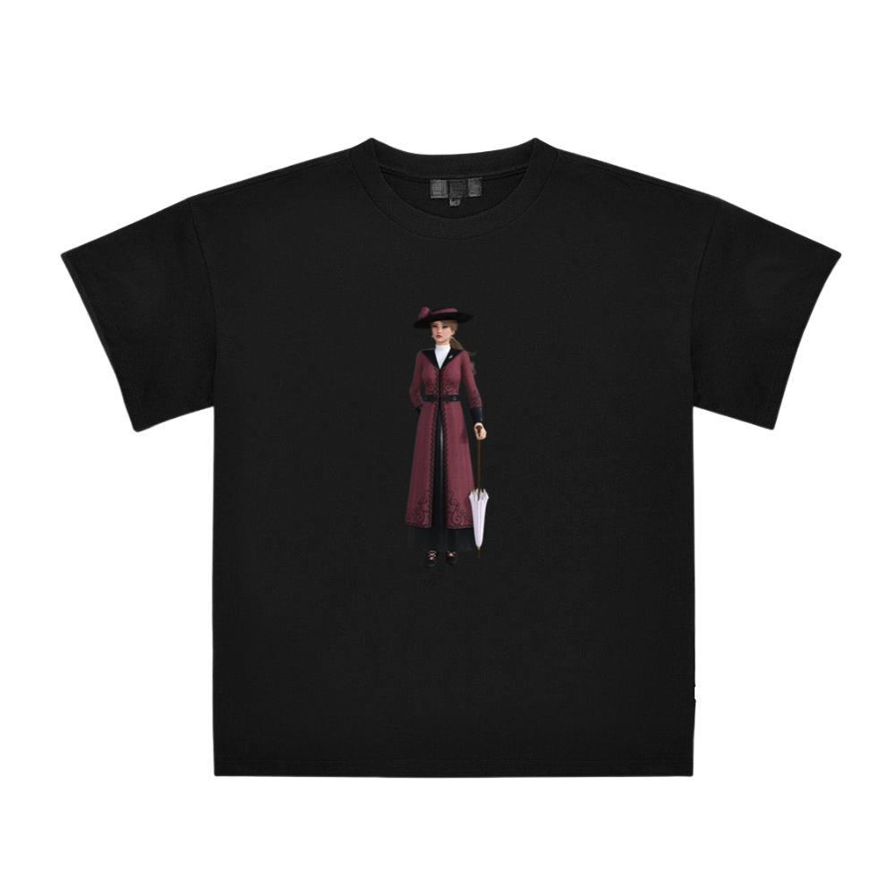 Vintage Woman with Elegant Hairstyle T-Shirts