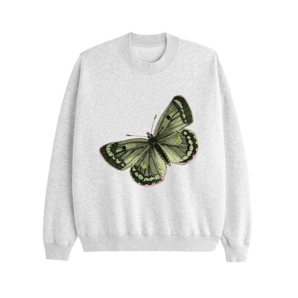 Vintage Yellow Spotted Butterfly Sweatsrhits
