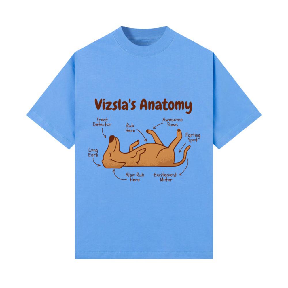 Vizsla dog animal funny anatomy T-Shirt