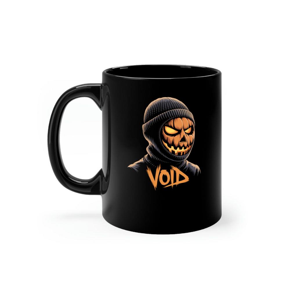 Void Pumpkin Head Hoodie Mask Design Mug