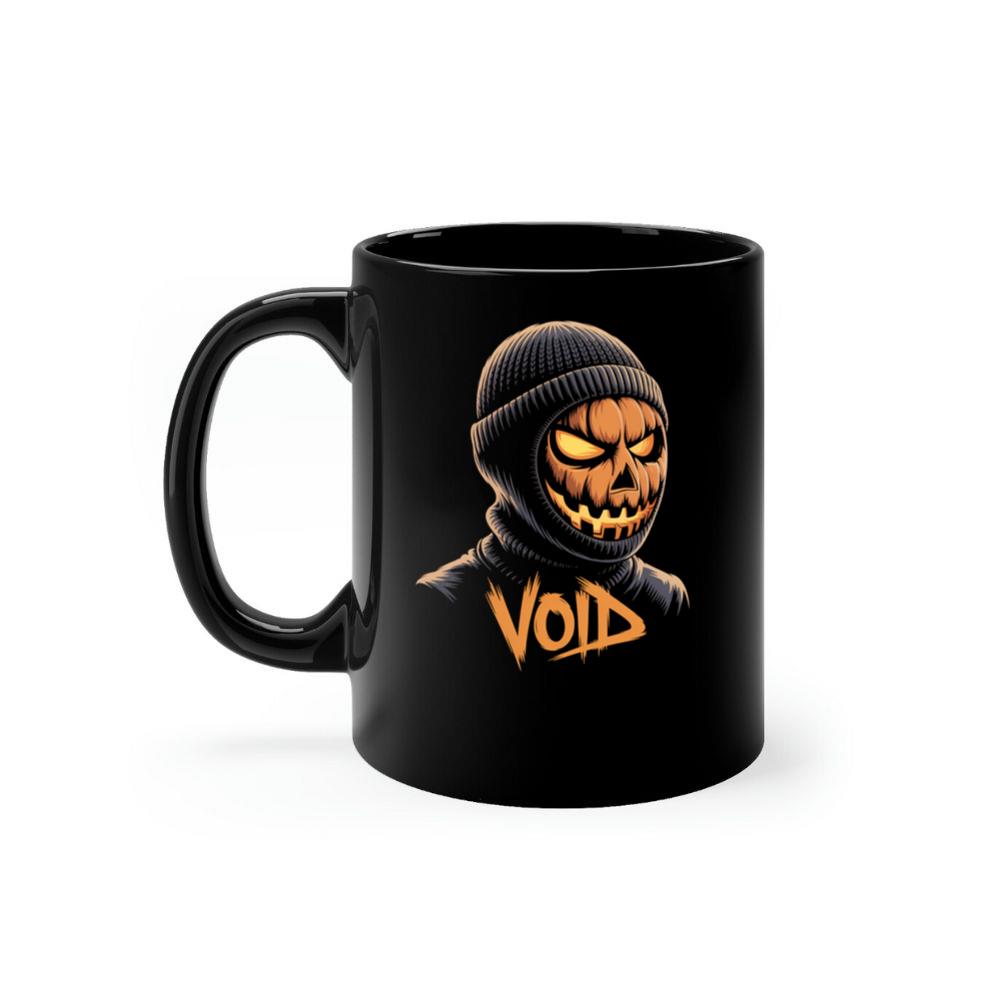 Void Pumpkin Head Hoodie Mask Design Mug