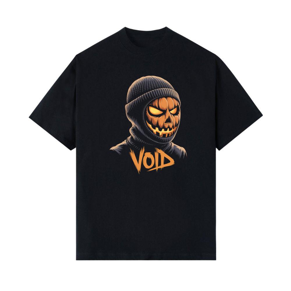 Void Pumpkin Head Hoodie Mask Design T-Shirt