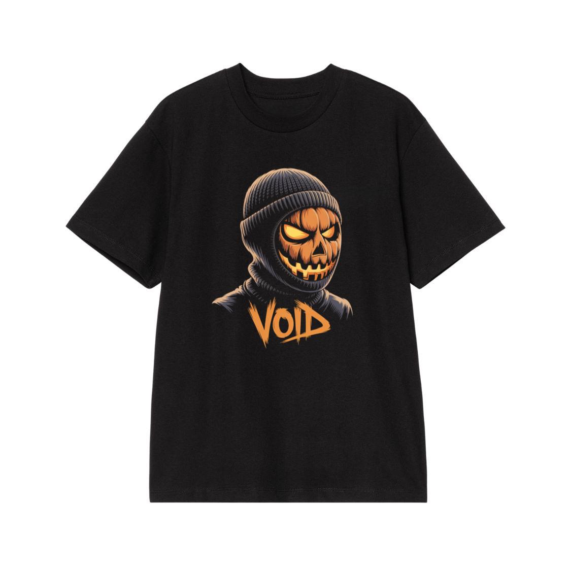 Void Pumpkin Head Hoodie Mask Design T-Shirt