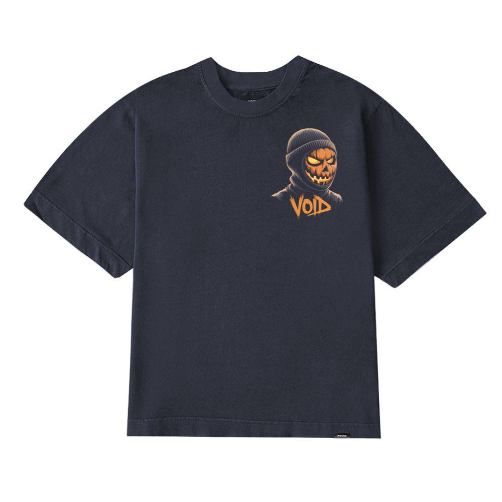 Void Pumpkin Head Hoodie Mask Design T-Shirt - Image 4