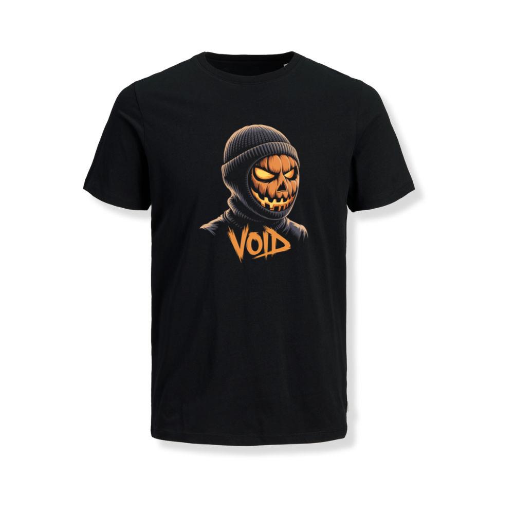 Void Pumpkin Head Hoodie Mask Design T-Shirt