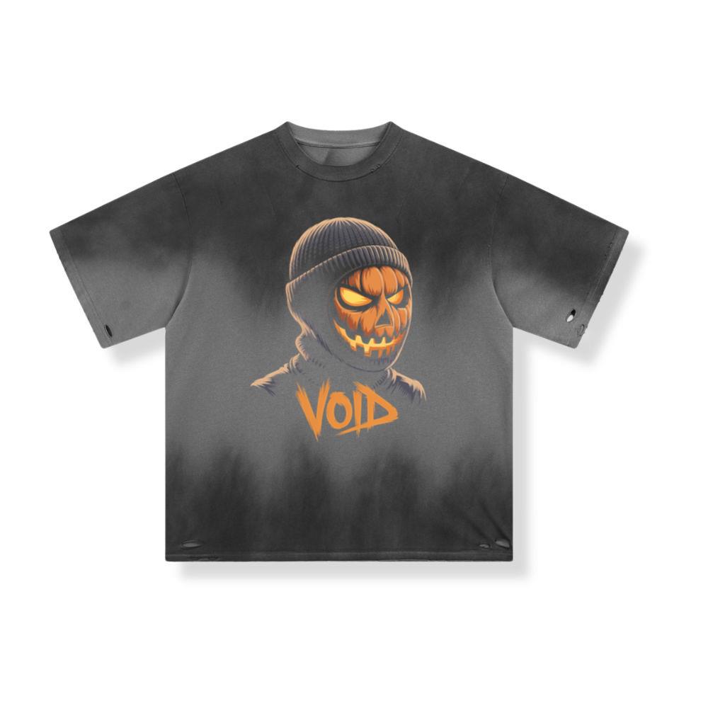 Void Pumpkin Head Hoodie Mask Design T-Shirt