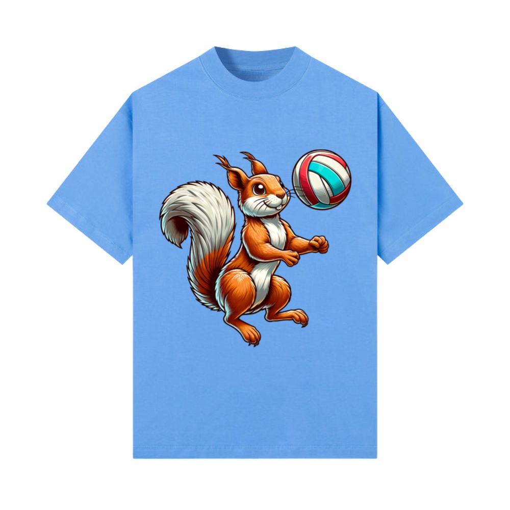 Volleyball Player Squirrel Animal Lover T-Shirt