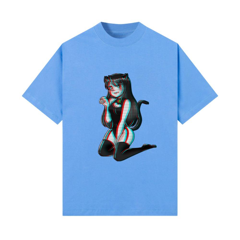 Waifu Material Neko Anime Cat Girl Hentai Gift T-Shirt