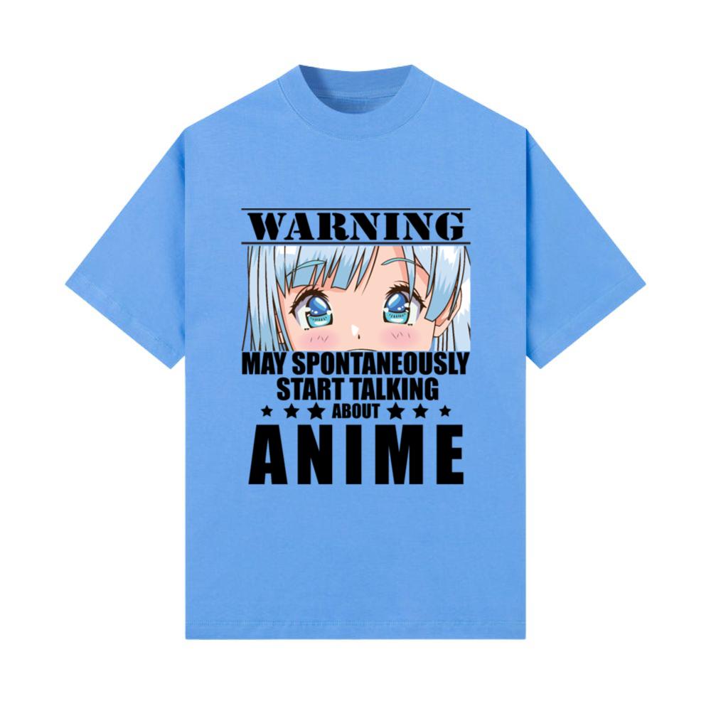 Warning May Spontaneously Start Talking Anime T-Shirt