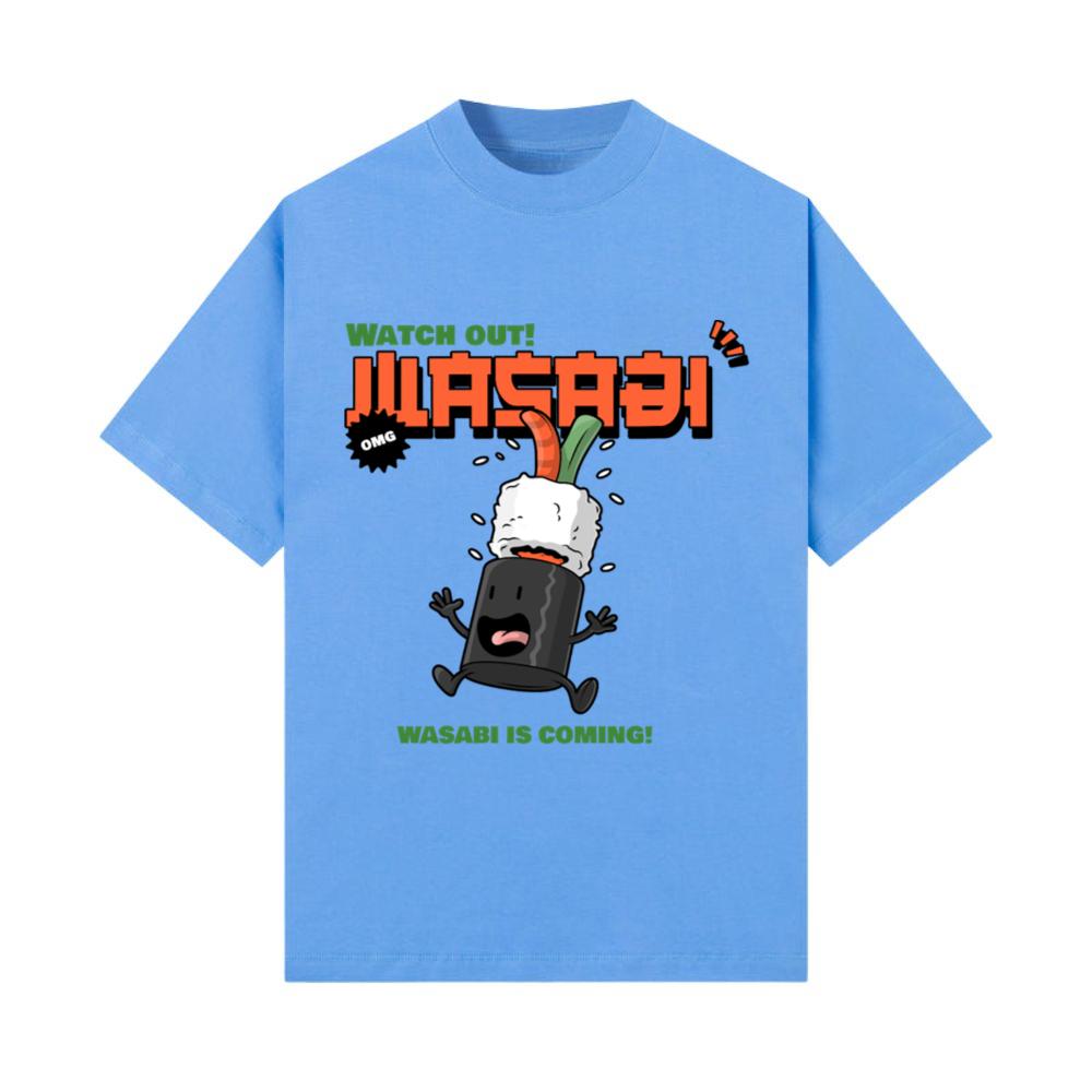 Watch Out Wasabi Is Coming Anime Food T-shirt T-Shirt