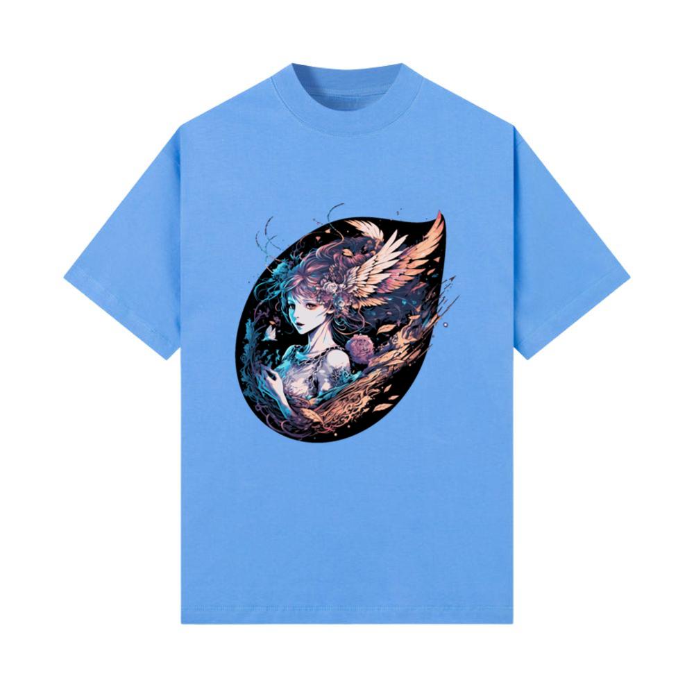 Watercolor Anime Fairy Girls Fairycore Grunge Past T-Shirt
