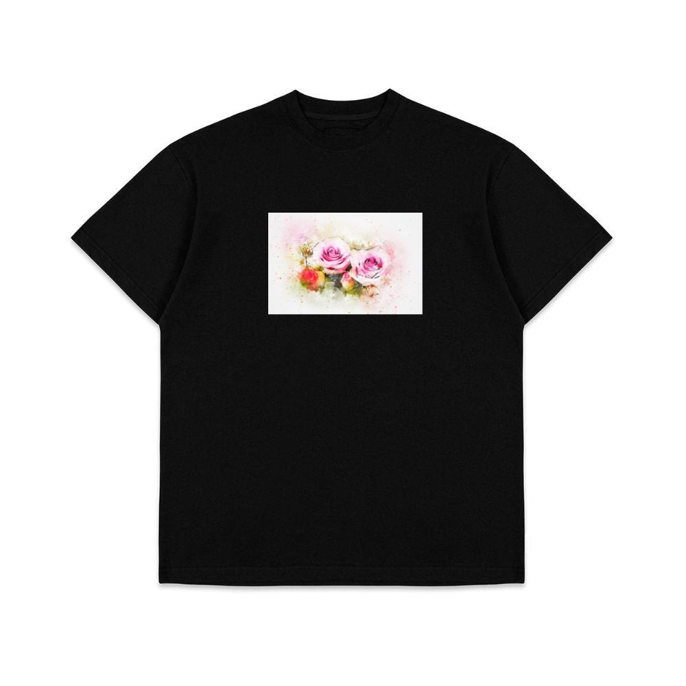 Watercolor Painting of Pink Roses T-Shirts