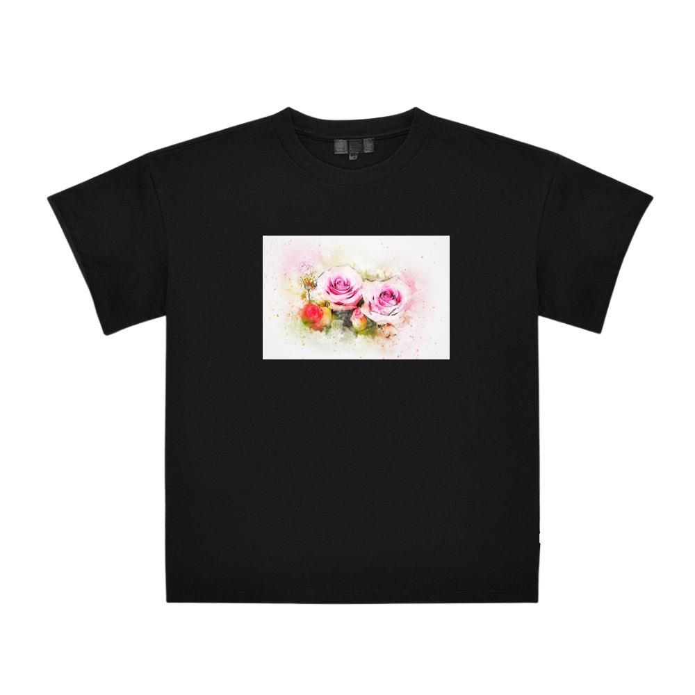 Watercolor Painting of Pink Roses T-Shirts