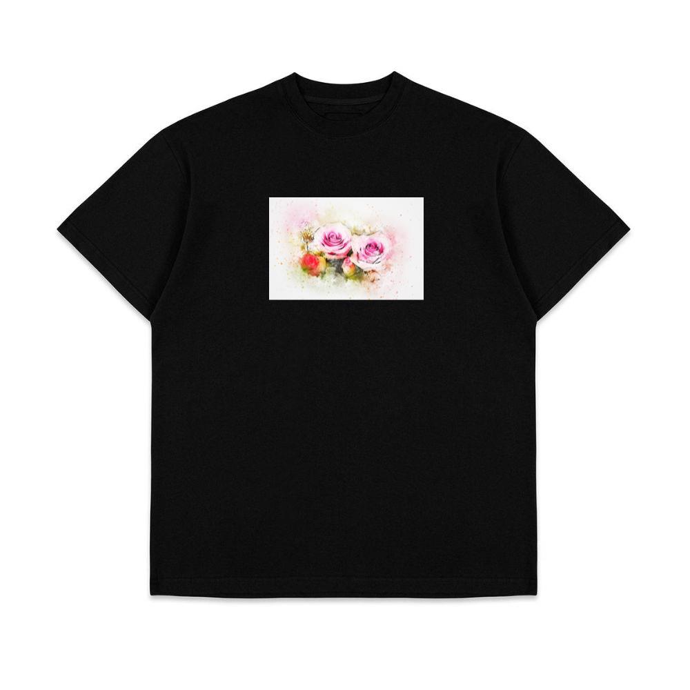 Watercolor Painting of Pink Roses T-Shirts