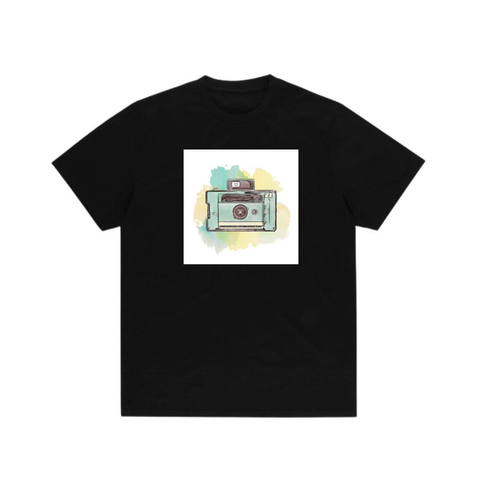 Watercolor Polaroid with Light Background T-Shirts