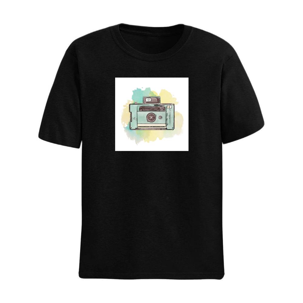 Watercolor Polaroid with Light Background T-Shirts