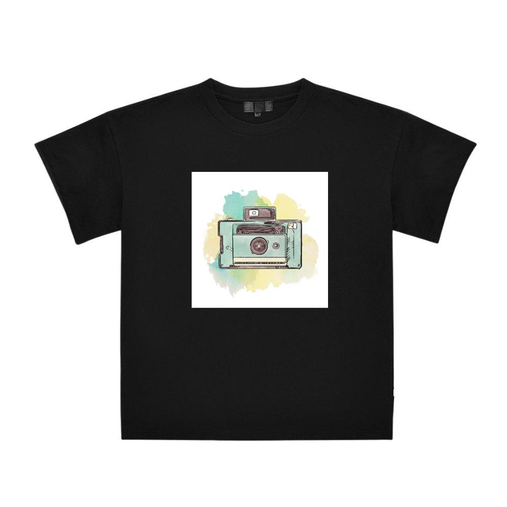 Watercolor Polaroid with Light Background T-Shirts