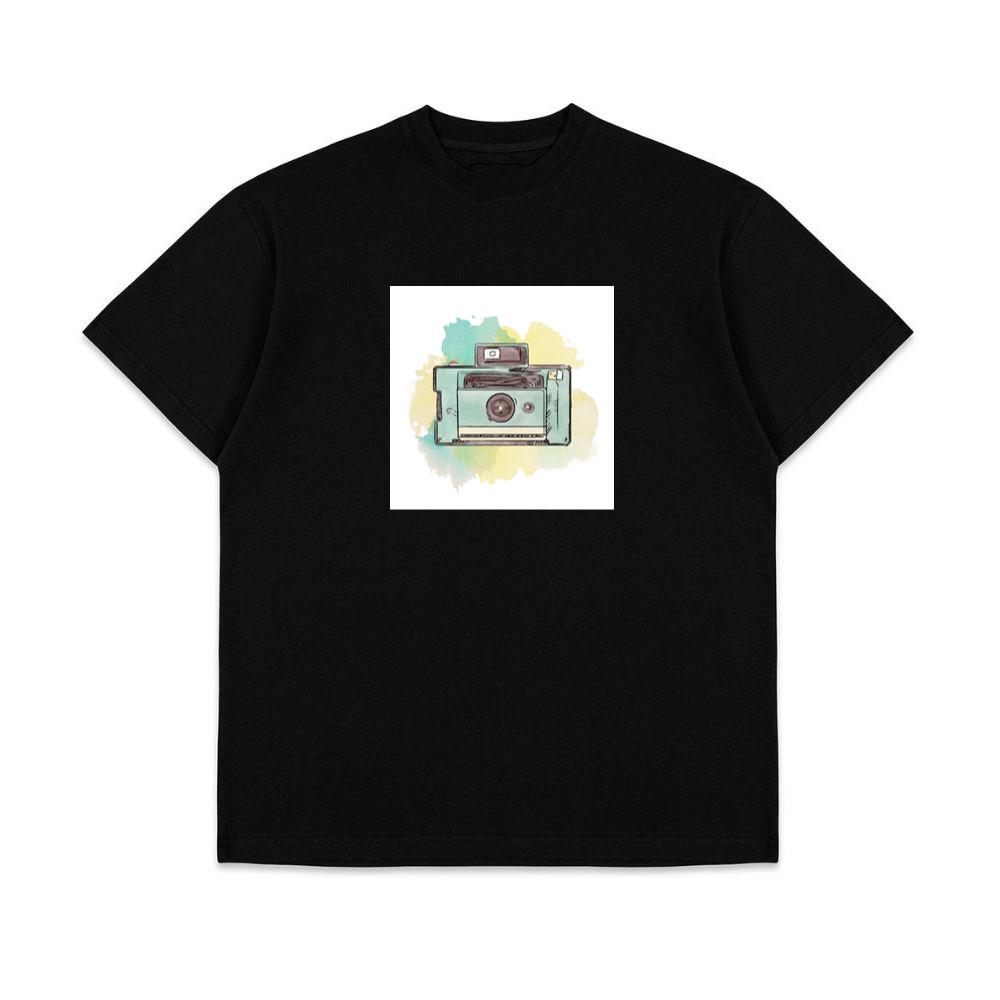 Watercolor Polaroid with Light Background T-Shirts